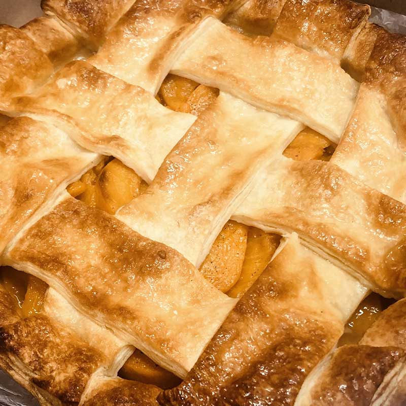 False Bay Pies Peach pie